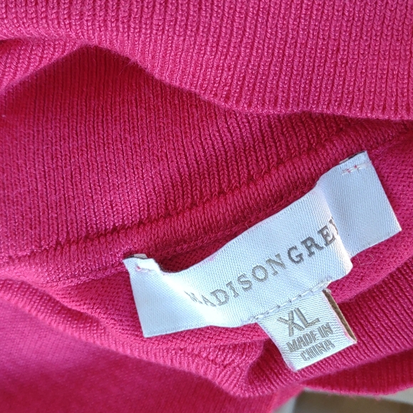 Madison Grey Soft Rayon/Polyester Turtle Neck Long Sleeve Sweater XL - Picture 4 of 9